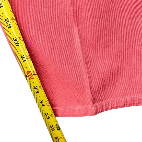 NWT Vtg Polo Ralph Lauren Mens Pleated Jeans 32x36 Retro Coral Pink Cotton USA - Picture 13 of 14